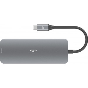 Silicon Power SR30 Acoplamento USB 3.2 Gen 1 (3.1 Gen 1) Type-C Cinzento, Metálico