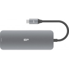 Silicon Power SR30 Acoplamento USB 3.2 Gen 1 (3.1 Gen 1) Type-C Cinzento, Metálico