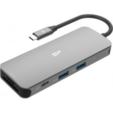 Silicon Power SR30 Acoplamento USB 3.2 Gen 1 (3.1 Gen 1) Type-C Cinzento, Metálico