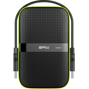 Silicon Power Armor A60 disco externo 5 TB Preto, Verde