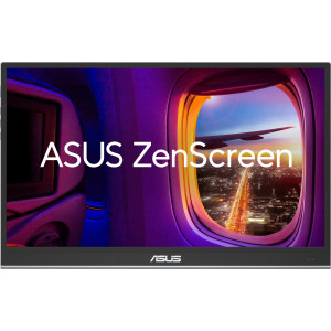 ASUS ZenScreen MQ16AHE monitor de ecrã 39,6 cm (15.6") 1920 x 1080 pixels Full HD OLED Prateado