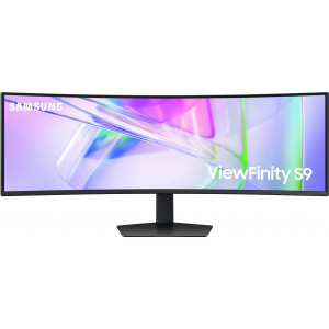 Samsung ViewFinity S95UC monitor de ecrã 124,5 cm (49") 5120 x 1440 pixels DQHD LCD Preto