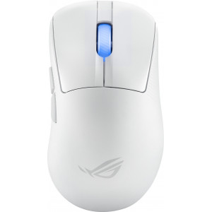 ASUS ROG Keris II Ace Wireless AimPoint White rato Jogos Mão direita RF Wireless + Bluetooth + USB Type-A Ótico 42000 DPI