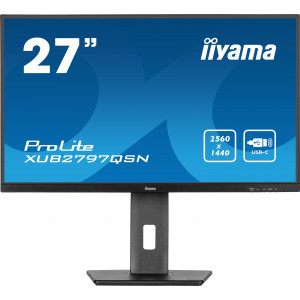 iiyama ProLite XUB2797QSN-B1 monitor de ecrã 68,6 cm (27") 2560 x 1440 pixels Wide Quad HD LED Preto