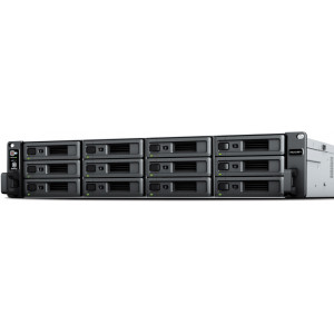 Synology RackStation RS2423RP+ servidor NAS e de armazenamento Rack (2U) Ethernet LAN Preto, Cinzento V1780B