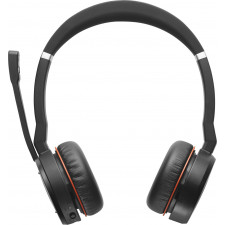 Jabra Evolve 75 Auscultadores Com fios e sem fios Fita de cabeça Chamadas Música Bluetooth Suporte de carregamento Preto