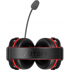 ABYSM AG700 Pro 7.1 Black Auscultadores Com fios Fita de cabeça Jogos Preto, Vermelho