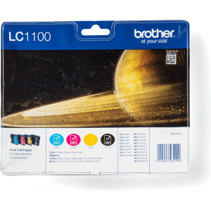 Brother LC1100VALBP tinteiro 4 unidade(s) Original Preto, Ciano, Magenta, Amarelo