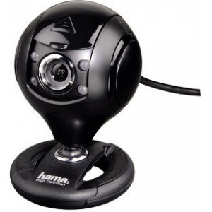 Hama 00053950 webcam 1,3 MP 1280 x 1024 pixels USB 2.0 Preto