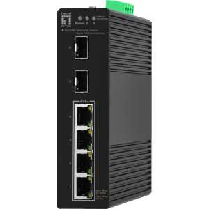 LevelOne IGS-2106P switch de rede Gerido L2 Gigabit Ethernet (10 100 1000) Power over Ethernet (PoE) Preto