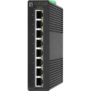 LevelOne IGS-2108P switch de rede Gerido L2 Gigabit Ethernet (10 100 1000) Power over Ethernet (PoE) Preto