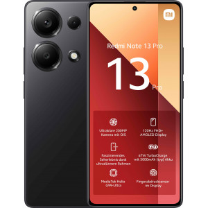 Xiaomi Redmi Note 13 Pro 16,9 cm (6.67") Dual SIM híbrido Android 13 4G USB Type-C 8 GB 256 GB 5000 mAh Preto