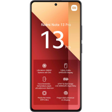 Xiaomi Redmi Note 13 Pro 16,9 cm (6.67") Dual SIM híbrido Android 13 4G USB Type-C 8 GB 256 GB 5000 mAh Preto