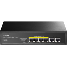 Cudy FS1006P switch de rede Fast Ethernet (10 100) Power over Ethernet (PoE) Preto