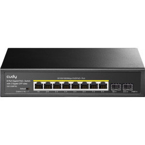 Cudy GS1008PS2 switch de rede Não-gerido Gigabit Ethernet (10 100 1000) Power over Ethernet (PoE) Preto