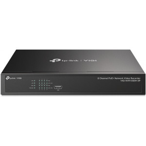 TP-Link VIGI NVR1008H-8P gravador de vídeo em rede (NVR) Preto