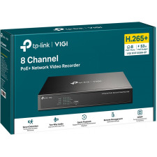 TP-Link VIGI NVR1008H-8P gravador de vídeo em rede (NVR) Preto