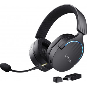 Trust GXT 491 Fayzo Auscultadores Com fios e sem fios Fita de cabeça Jogos USB Type-C Bluetooth Preto