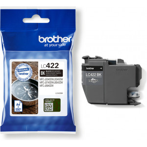 Brother LC-422BK tinteiro 1 unidade(s) Original Preto