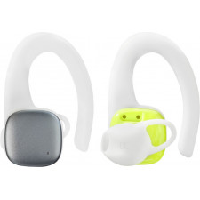 Hama Spirit Athletics Auscultadores True Wireless Stereo (TWS) Gancho de orelha Desportos Bluetooth Branco, Amarelo