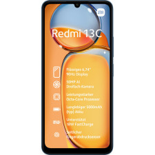 Xiaomi Redmi 13C 17,1 cm (6.74") Dual SIM Android 13 4G USB Type-C 6 GB 128 GB 5000 mAh Azul, Azul marinho