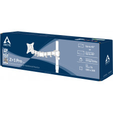 ARCTIC Z+1 Pro Gen 3 124,5 cm (49") Preto, Aço acetinado Secretária