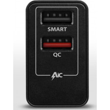 Axagon ACU-QS24 carregador de dispositivos móveis Smartphone Preto AC Carregamento rápido Interior