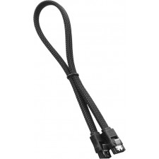 Cablemod CM-CAB-SATA-N30KK-R cabo SATA 0,3 m SATA 7-pin Preto