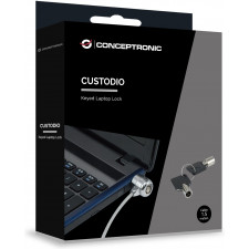 Conceptronic CNBSLOCK15 cadeado antirroubo Prateado 1,5 m