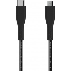 AISENS A107-0350 cabo USB USB 2.0 2 m USB C Micro-USB B Preto