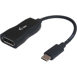 i-tec C31DP60HZP adaptador de cabo de vídeo 0,15 m USB-C 3.1 DisplayPort Preto