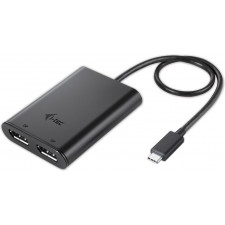 i-tec C31DUAL4KDP adaptador gráfico USB 3840 x 2160 pixels Preto