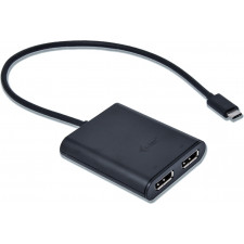 i-tec C31DUAL4KDP adaptador gráfico USB 3840 x 2160 pixels Preto