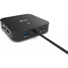 i-tec C31HDMIDPDOCKPD base & duplicador de portas Com fios USB 3.2 Gen 1 (3.1 Gen 1) Type-C Preto