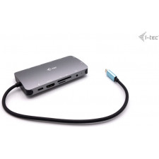 i-tec Metal C31NANODOCKVGAPD base & duplicador de portas Com fios USB 3.2 Gen 1 (3.1 Gen 1) Type-C Prateado