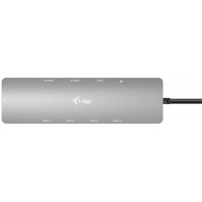 i-tec Metal C31NANOHDM2D112W base & duplicador de portas Com fios USB 3.2 Gen 1 (3.1 Gen 1) Type-C Cinzento