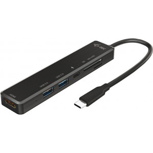 i-tec C31TRAVELEASYDOCKPD base & duplicador de portas Com fios USB 3.2 Gen 1 (3.1 Gen 1) Type-C Preto