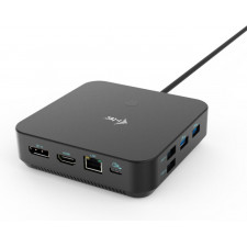 i-tec C31TRIPLE4KDOCKPDPRO base & duplicador de portas Com fios USB 3.2 Gen 1 (3.1 Gen 1) Type-C Preto