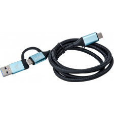 i-tec C31USBCACBL cabo USB USB 3.2 Gen 1 (3.1 Gen 1) 1 m USB C Preto, Azul