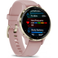 Garmin Venu 3S 3,05 cm (1.2") AMOLED Digital 390 x 390 pixels Ecrã táctil Dourado, Rosa Wi-Fi GPS