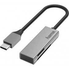 Hama 00200131 leitor de cartões USB 3.2 Gen 1 (3.1 Gen 1) Type-C Prateado