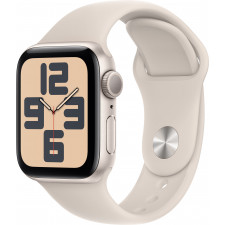 Apple Watch SE OLED 40 mm Digital 324 x 394 pixels Ecrã táctil Bege Wi-Fi GPS