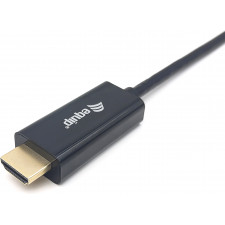 Equip 133413 adaptador de cabo de vídeo 3 m USB Type-C HDMI Type A (Standard) Preto