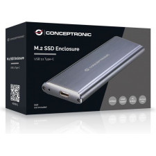 Conceptronic HDE01G Caixa para Discos Rígidos Compartimento SSD Cinzento M.2