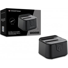 Conceptronic DONN12B Docking Station para Discos Rígidos USB 3.2 Gen 1 (3.1 Gen 1) Type-B Preto