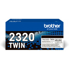 Brother TN-2320TWIN toner 1 unidade(s) Original Preto