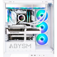 ABYSM Danube Sava H500 White PC Transparente, Branco