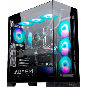 ABYSM Danube Sava H500 Black PC Preto, Transparente