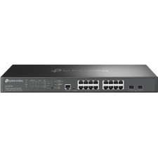 TP-Link Omada SG3218XP-M2 switch de rede Gerido L2+ 2.5G Ethernet (100 1000 2500) Power over Ethernet (PoE) 1U Preto