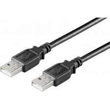 Ewent EC1024 cabo USB USB 2.0 1,8 m USB A Preto